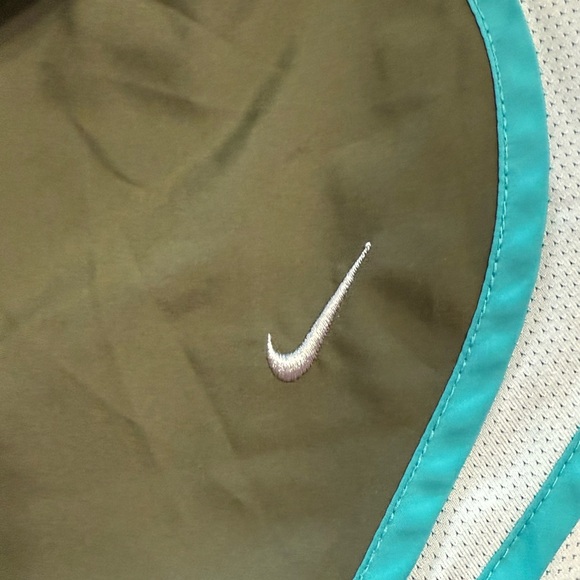 Nike Women's Olive and Teal Athletic Shorts EUC - Picture 3 of 4